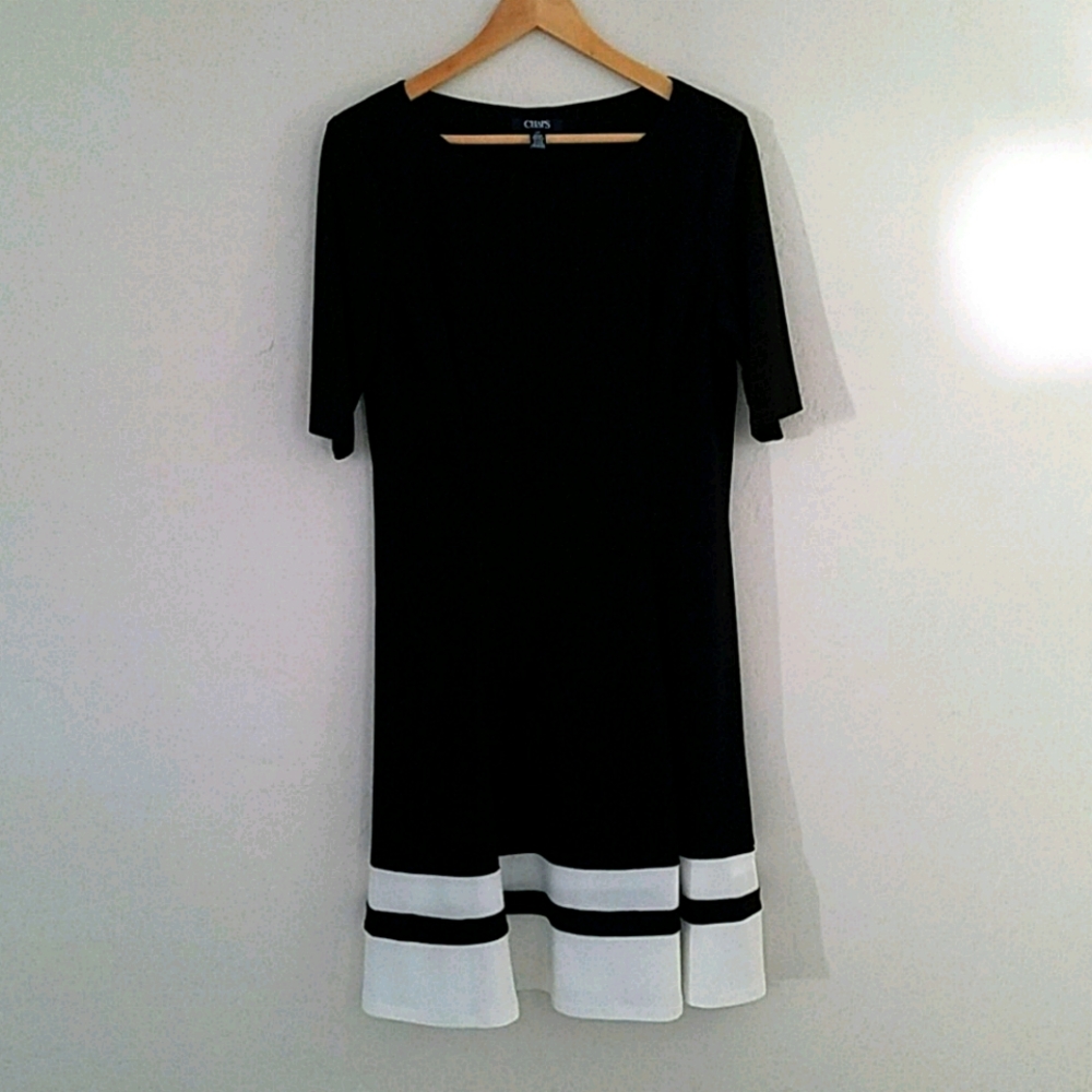 Chaps fit and flare dress